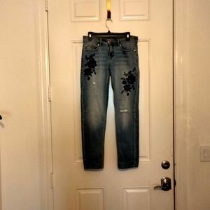 Jordashe embroidered skinny jeans 6